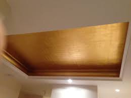 Gold Leaf Do The Magic Artistic Work Painting Gilding Touch Gold Ceiling Gold Ceiling Fan Ceiling Tiles