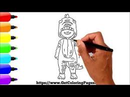 Como Dibujar Al Dino Free Fire Paso A Paso Drawing Tutorial Step By Step Drawing Drawings
