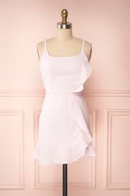 Vidia Peony Light Pink Openwork Short Dress Boutique 1861