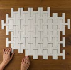 Cool Interlocking H Tiles Tile Design Pattern Fireclay Tile Ceramic Floor