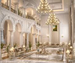 Main Hall Design For A Private Villa At Doha Qatar On Behance Luxury Mansions Interior Luxury House Interior Design Mansion Interior