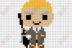 Draco Malfoy Pixel Art Pixel Art Cross Stitch Harry Potter Harry Potter Perler Beads