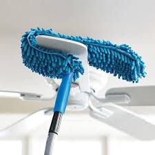 Extendable Pole Ceiling Fan Brush Attachment Cleaning Dust Easy Cleaning Hacks Clean Window Blinds