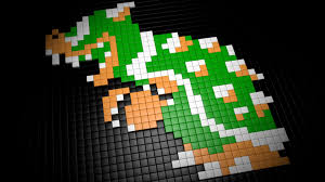 Koopa Bowser Super Mario Bros 1 8 Bits Pixeles Personajes