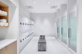 One Legacy West S Communal Space And Lobby Dallas Office Snapshots Restroom Design Gym Design Interior Locker Room Shower