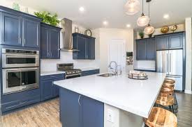 Emily Crossing Court Blue Cabinets West Coast Cabinets Countertops Cabinets And Countertops Blue Cabinets Home Decor