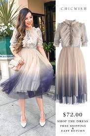 Free Shipping Easy Return Up To 30 Off We Know It All Gradient Pleated Mesh Tulle Dress Featured By Shallwesasa Fashion Pretty Dresses Dresses