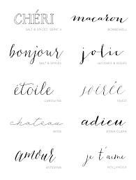 Fonts Bisou Style Cursive Tattoos Tattoo Fonts Cursive Tattoo Lettering