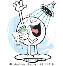 Pienso Ducharme Take A Shower Cartoon Smurfs