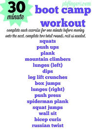 30 Minute Boot Camp Workout Peanut Butter Fingers Boot Camp Workout At Home Workouts Popular Workouts