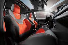 2018 Ford Fiesta St Interior In Molten Orange Recaro Seats Ford Fiesta St Fiesta St Ford Fiesta