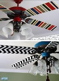 22 Creative Recycling And Interior Decorating Ideas For Ceiling Fans Painting Ceiling Fans Mod Podge Fabric Diy Home Decor