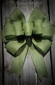Moss Green Burlap Bows Ole Willow Green Olive Green Wedding Etsy In 2020 Burlap Bows Wreath Bow Wedding Bows
