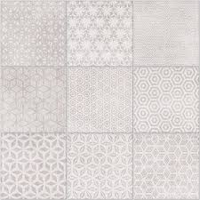 Faience Mur Gris Decor Kaza L 20 X L 20 Cm Carrelage Mural Faience Carrelage