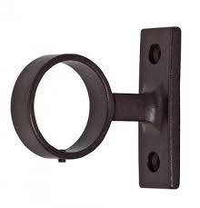 Ceiling Wall Bracket 1 1 2 Projection For 1 1 2 Curtain Rod Each Curtain Rods Wall Brackets Curtain Rod Brackets