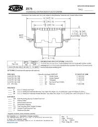 Zurn Z676 13 Vertically Adjustable Extra Heavy Duty Drain Masterbuilder Mercantile Inc Floor Drains Drains Drain