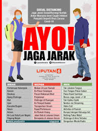 Infografis 200322 Ayo Jaga Jarak Di 2020 Pendidikan Corona Konser