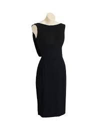 1950s Black Cocktail Dress 50s Party Dress Audrey Hepburn Designer 174 00 Via Etsy Black Dress Black Cocktail Dress Cocktail Attire