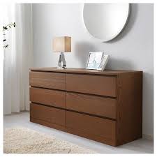 Malm Commode 6 Tiroirs Teinte Brun Plaque Frene Ikea Commode 6 Tiroirs Ikea Malm Malm