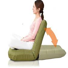 D W Adjustable 14 Position Memory Foam Floor Chair Padded Gaming Chair Comfortable Back Support Rocker Reading Games Medit Comfortable Chair Floor Chair Chair