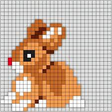 Perleplade Mus Og Trold Pixel Art Animaux Mignon Points De Broderie Animaux En Perles
