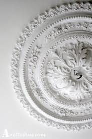 Above A Chandelier Ceiling Rose Rose Decor Ceiling Design