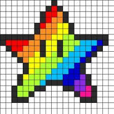Rainbow Star Perler Bead Pattern Bead Sprites Misc Fuse Bead Patterns Fuse Bead Patterns Perler Bead Patterns Bead Sprite