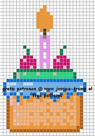 Free Birtday Cake Cross Stitch Chart Kawaii Cross Stitch Cross Stitch For Kids