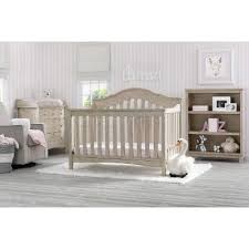 Delta Children Farmhouse 6 In 1 Convertible Crib Textured Limestone Delta Children Cribs Baby Cribs Convertible