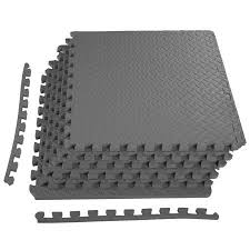 Everyday Essentials 3 4 Thick Flooring Puzzle Exercise Mat With High Quality Eva Foam Interlocking Tiles 6 Piece 24 Sq Ft Walmart Com Interlocking Tile Mat Exercises Home Gym Flooring