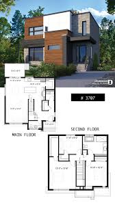 Discover The Plan 3707 Lavoisier Which Will Please You For Its 3 Bedrooms And For Its Contemporary Styles Modern House Floor Plans Bungalow House Design House Blueprints