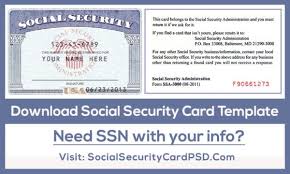 Download Ssn Front Back Side Templates In 2020 Social Security Card Card Template Templates