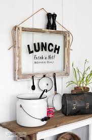 Having Lunch With An Old Window And How To Stencil On Glass Funky Junk Interiors Door Crafts Cabinet Door Crafts