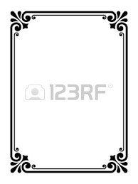 Ensemble De Different Type D Art Deco Cadres Pochoirs Imprimables Gratuits Bordures De Page Cadre Image