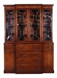 Baker Furniture Mahogany Breakfront Cabinet Chairish Baker Furniture Breakfront Cabinet Cabinet
