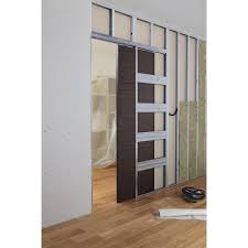 Systeme Galandage En Kit Pour Porte Coulissante Artens 3 L 63 Cm Leroy Merlin Porte Galandage Porte Coulissante Galandage Porte Coulissante