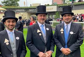 من اليمين الأمير عبدالله بنascot 2019 خالد بن سلطان سفير خادم الحرمين لدى النمسا الأمير بندر بن خالد الفيصل الأمير عبدالع Cosplay Tips Panama Hat Longines