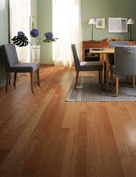 Cherry Wood Flooring In This Living Space