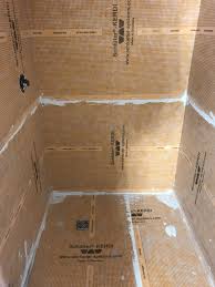 Shower Pan And Walls Waterproofing Wall Waterproofing Building A Shower Pan Bathroom Renovations