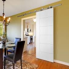 Masonite 30 In X 84 In Berkley Solid Core Primed Barn Door Interior Door Slab 82666 Interior Design School Interior Barn Door Designs Cheap Interior Design