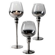 Photophore Lanterne Et Bougeoir Pas Cher Gifi Verre A Pied Porte Bougie Bougie