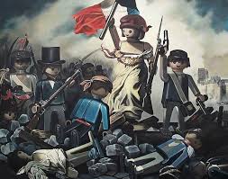 La Libertad Guiando Al Pueblo Playmobil Arte Arte Y Diseno Obras De Arte