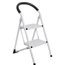 Marchepied Pliant 2 Marches Blanc Equipement Et Amenagement Atelier Bricolage Rangement Et Entretien Gifi En 2020 Marche Blanche Chariot Pliable Marche Pied Pliant