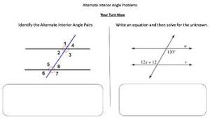 Alternate Interior Angles Google Form With Video Lesson And Notes Alternate Interior Angles Google Forms Interior And Exterior Angles
