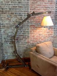 Rustic Wooden Cantilever Floor Lamp Diy Floor Lamp Wood Lamp Design Wooden Floor Lamps