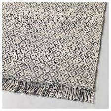 Rorkar Tapis Tisse A Plat Noir Bleu Fonce Noir Ecru Naturel 80x150 Cm Tapis Tisse Plat Tapis Tisse Et Tapis