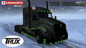 Kenworth T680 The General Interior V1 3 By Harven 1 35 X For Ats Kenworth Show Trucks American Truck Simulator