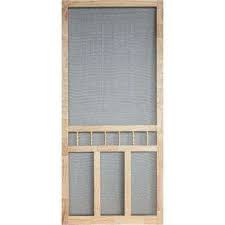36 In X 80 In Wood Classic Screen Door Screen Replaced With Hardware Cloth Use As Sides Of Run Or Underneath Coop R Screen Door Diy Screen Door Screen Tight