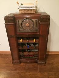 Completed Project Antique Radio Wine Rack Antique Radio Cabinet Antique Radio Vintage Radio Cabinet
