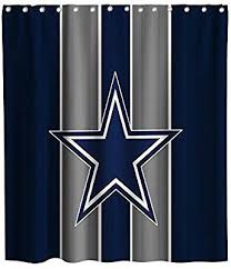 Amazon Com Lifeasy Custom American Dallas Cowboys Shower Curtain Texas Star Cloth Fabric Bat In 2020 Bathroom Decor Sets Kid Bathroom Decor Dallas Cowboys Accessories